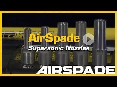 AirSpade 2000 Supersonic Nozzles