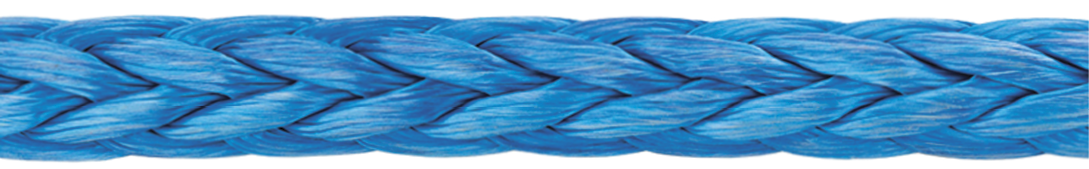 Amsteel Blue Winch Line with Thimble 3/8” x 150’